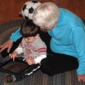 Playing with Grammy's iPad